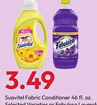 Suavitel Fabric Conditioner or Fabuloso Lavender