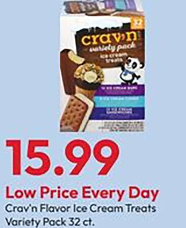 Crav'n Flavor Ice Cream Treats