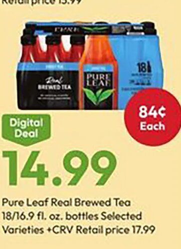 Pure Leaf Real Brewed Tea