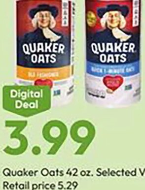 Quaker Oats at Stater Bros.
