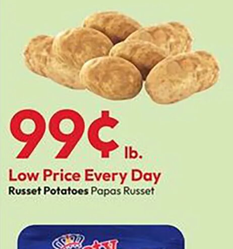 Russet Potatoes at Stater Bros.