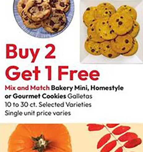 Mix and Match Bakery Mini, Homestyle or Gourmet Cookies
