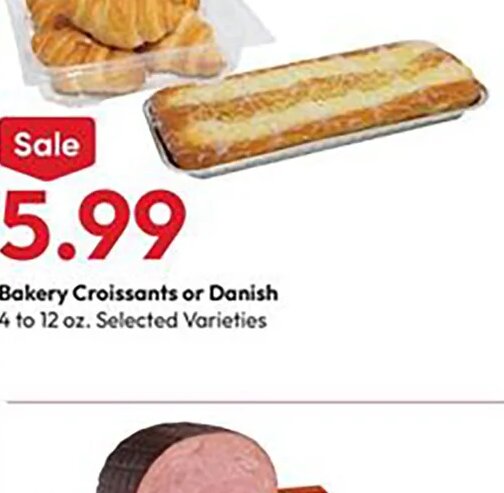 Bakery Croissants or Danish