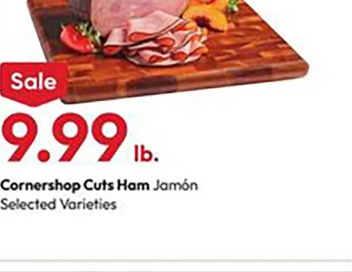 Cornershop Cuts Ham at Stater Bros.