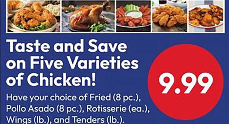 Taste and Save on Five Varieties of Chicken!