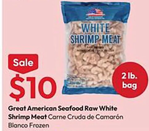 Great American Seafood Raw White Shrimp Meat at Stater Bros.