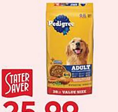 Pedigree Dog Food at Stater Bros.