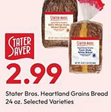 Stater Bros. Heartland Grains Bread