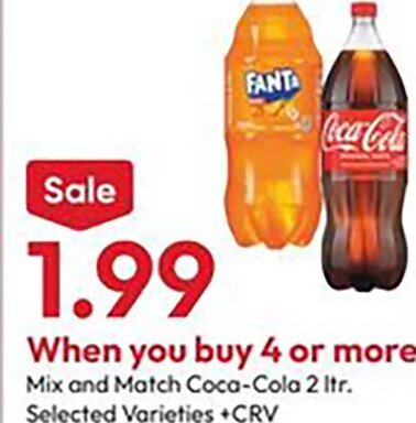 Coca-Cola or Fanta at Stater Bros.