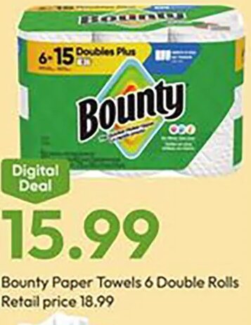 Bounty Paper Towels at Stater Bros.