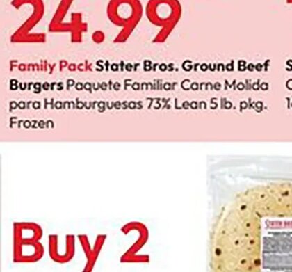 Family Pack Stater Bros. Ground Beef at Stater Bros.