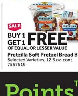 The Bakery Pretzel Soft Pretzel Bread Bites