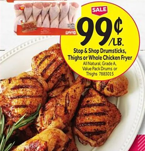 Stop & Shop Drumsticks, Thighs or Whole Chicken Fryer