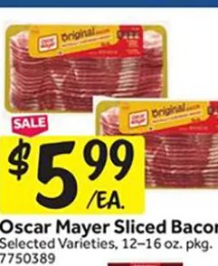 Oscar Mayer Sliced Bacon