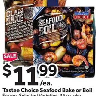 Tastee Choice Seafood Bake or Boil
