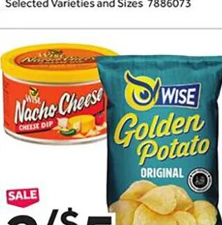 Wise Potato Chips or Dip