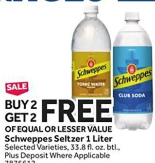 Schweppes Seltzer 1 Liter