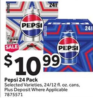 Pepsi 24 Pack at Stop & Shop