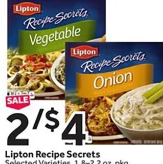 Lipton Recipe Secrets at Stop & Shop