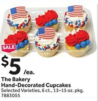 The Bakery Hand-Decorated Cupcakes