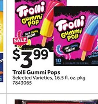 Trolli Gummi Pops