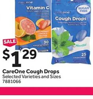 CareOne Cough Drops
