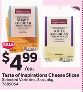 Taste of Inspirations Cheese Slices