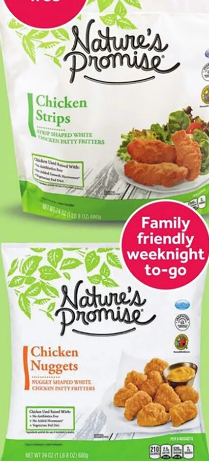 Nature's Promise Chicken Nuggets, Patties or Tenders