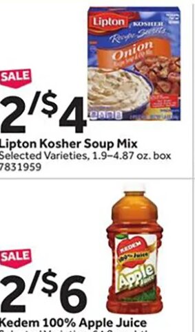 Lipton Kosher Soup Mix at Stop & Shop
