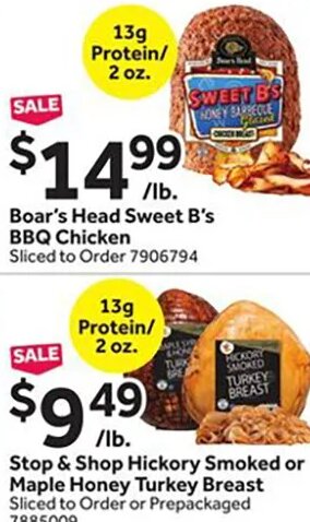 Boar's Head Sweet B's BBQ Chicken