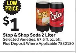 Stop & Shop Soda 2 Liter at Stop & Shop