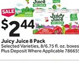 Juicy Juice 8 Pack at Stop & Shop