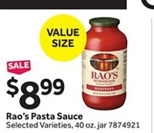 Rao's Pasta Sauce