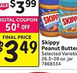 Skippy Peanut Butter at Stop & Shop