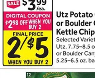 Utz or Boulder Canyon Kettle Chips