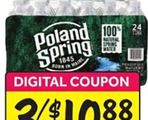 Poland Spring or Pure Life Water