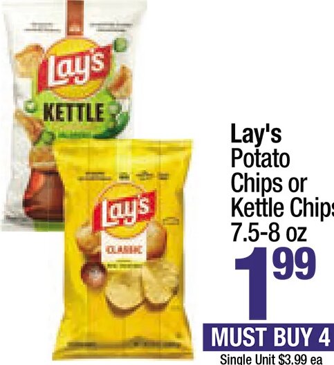 Lay's Potato Chips or Kettle Chips