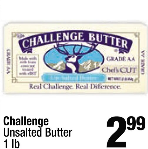 Challenge Unsalted Butter at Super King Markets