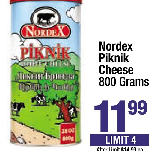 Nordex Piknik Cheese