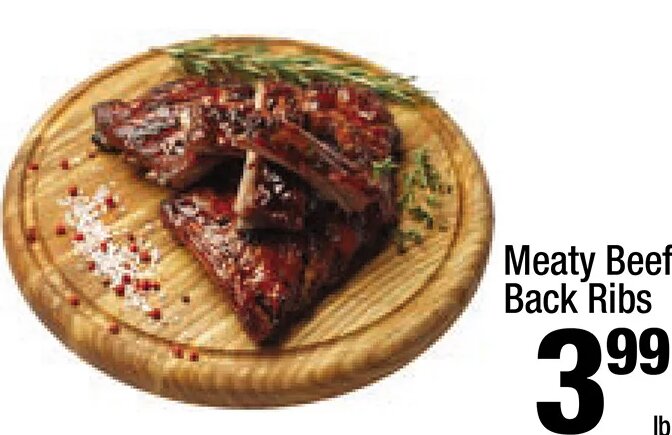 Meaty Beef Back Ribs at Super King Markets
