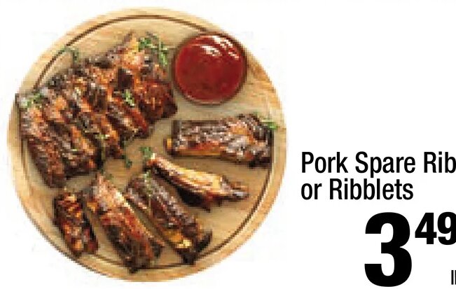 Pork Spare Ribs or Ribblets at Super King Markets