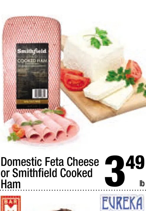 Domestic Feta Cheese or Smithfield Cooked Ham at Super King Markets