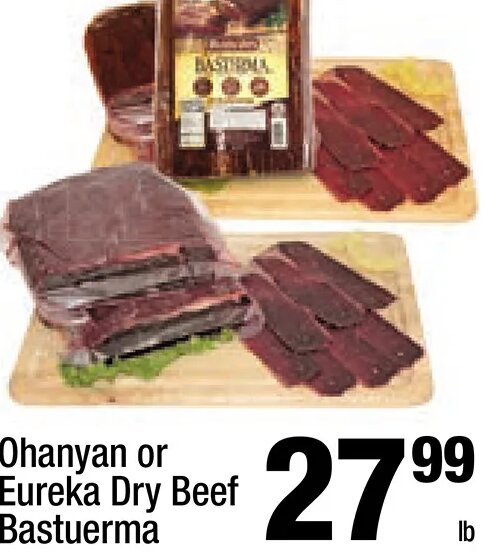 Ohanyan or Eureka Dry Beef Bastuerma