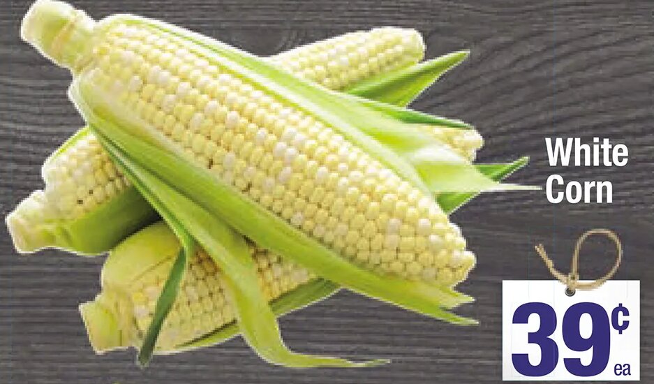 White Corn at Super King Markets