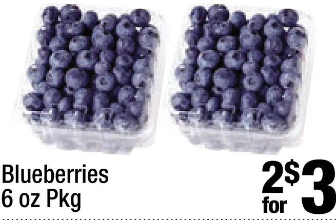 Blueberries at Super King Markets