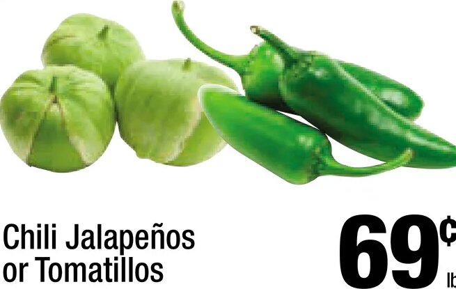 Chili Jalapeños or Tomatillos