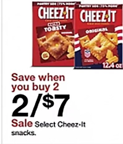 Cheez-It snacks at Target