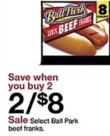 Ball Park beef franks