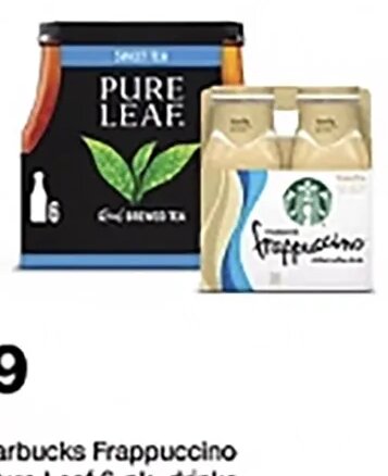 Starbucks Frappuccino 4-pk. or Pure Leaf 6-pk. drinks at Target