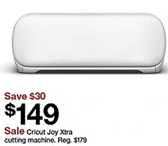 Cricut Joy Xtra cutting machine